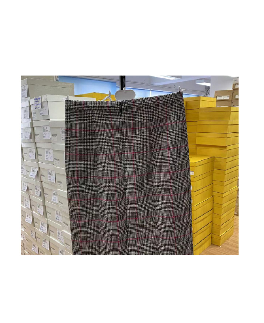 Red Valentino Plaid Skirt In Black