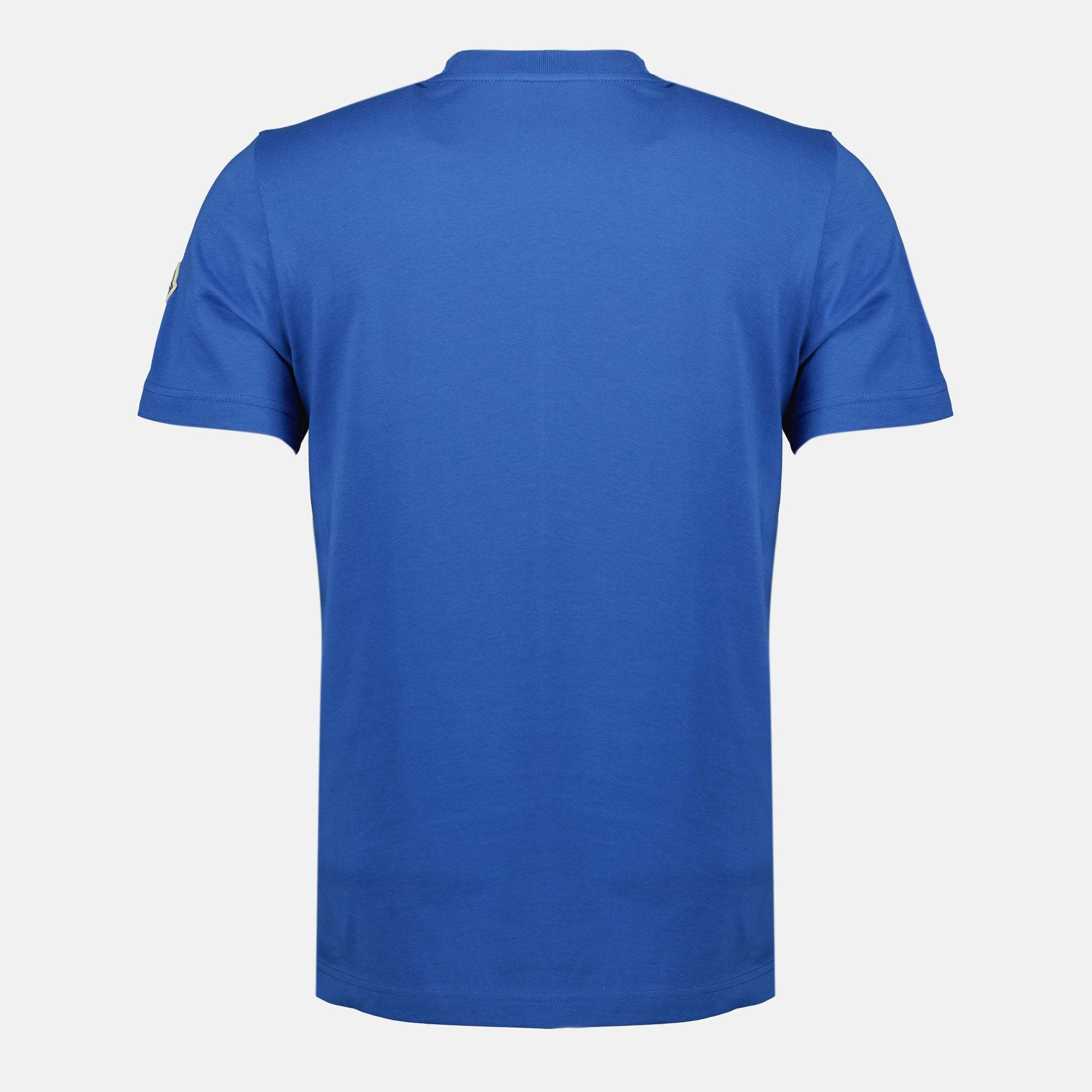 Moncler Graphic-print Short-sleeve T-shirt In Blue