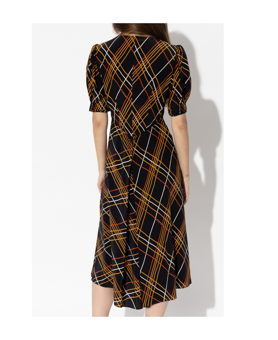 Marni Multi-way Stripe Midi Dress In Black