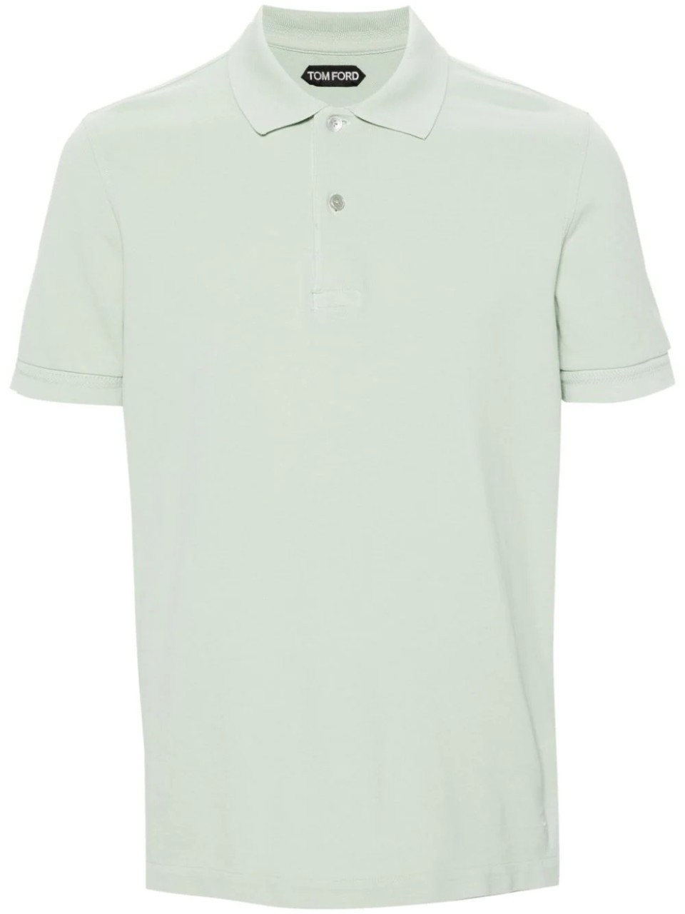 Tom Ford Short-sleeved Cotton Polo Shirt In White