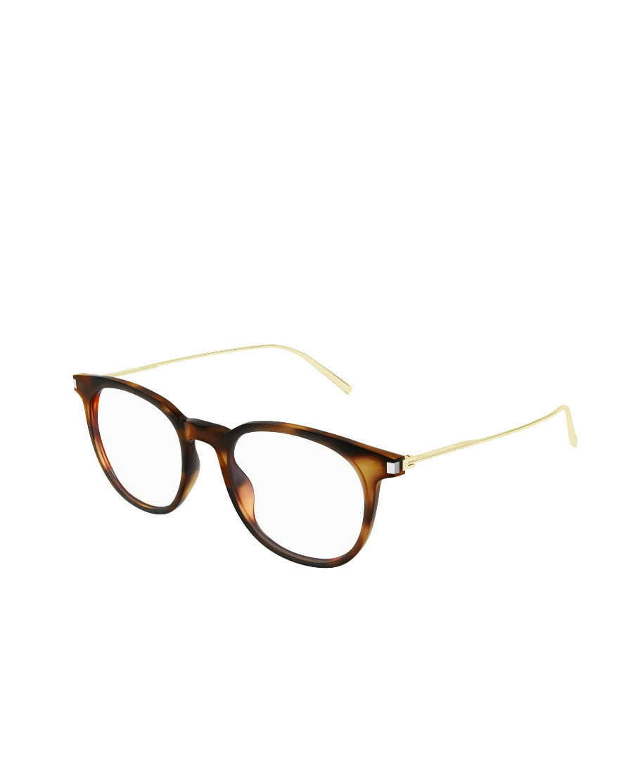 Saint Laurent Eyewear Round Frame Glasses In Multicolor