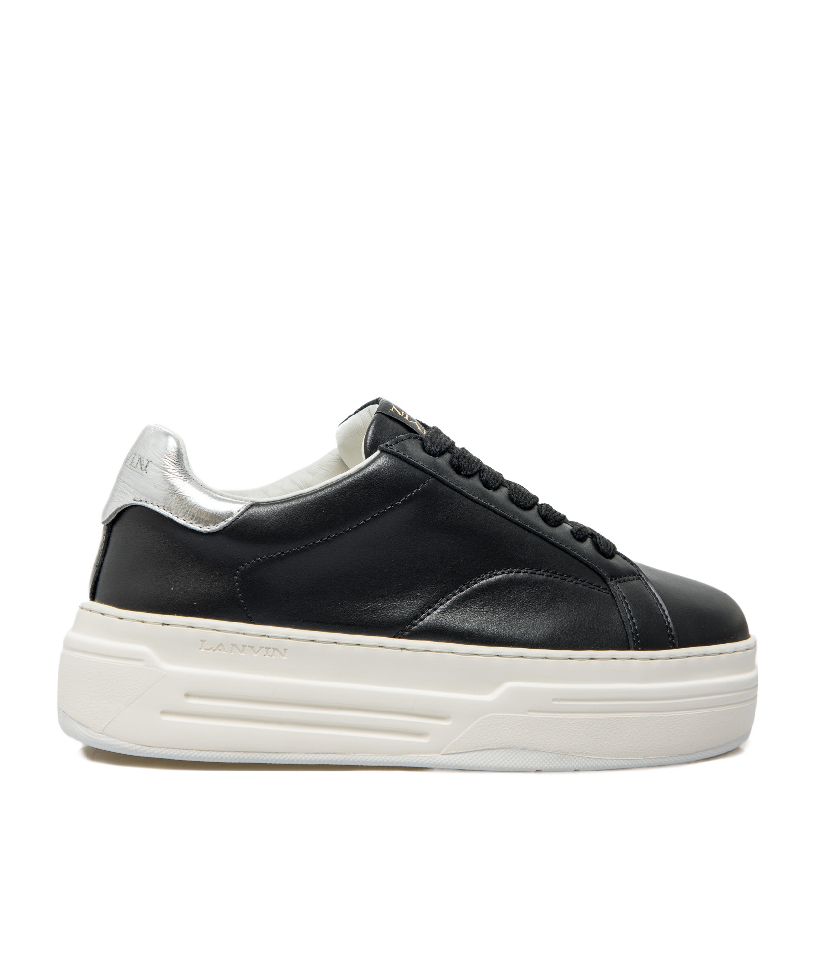 Lanvin Lace-up Low-cut Casual Shoes In Black
