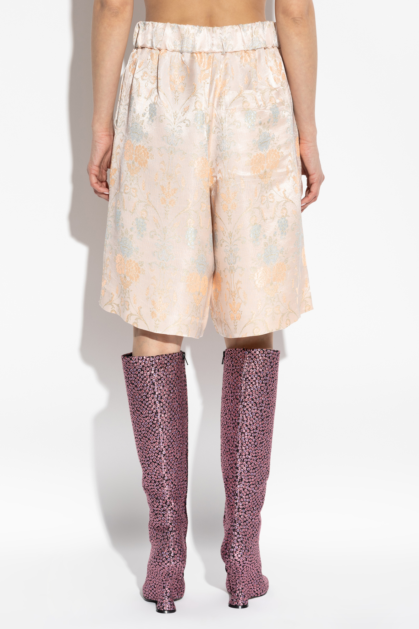 DRIES VAN NOTEN ELASTIC WAIST SHORTS