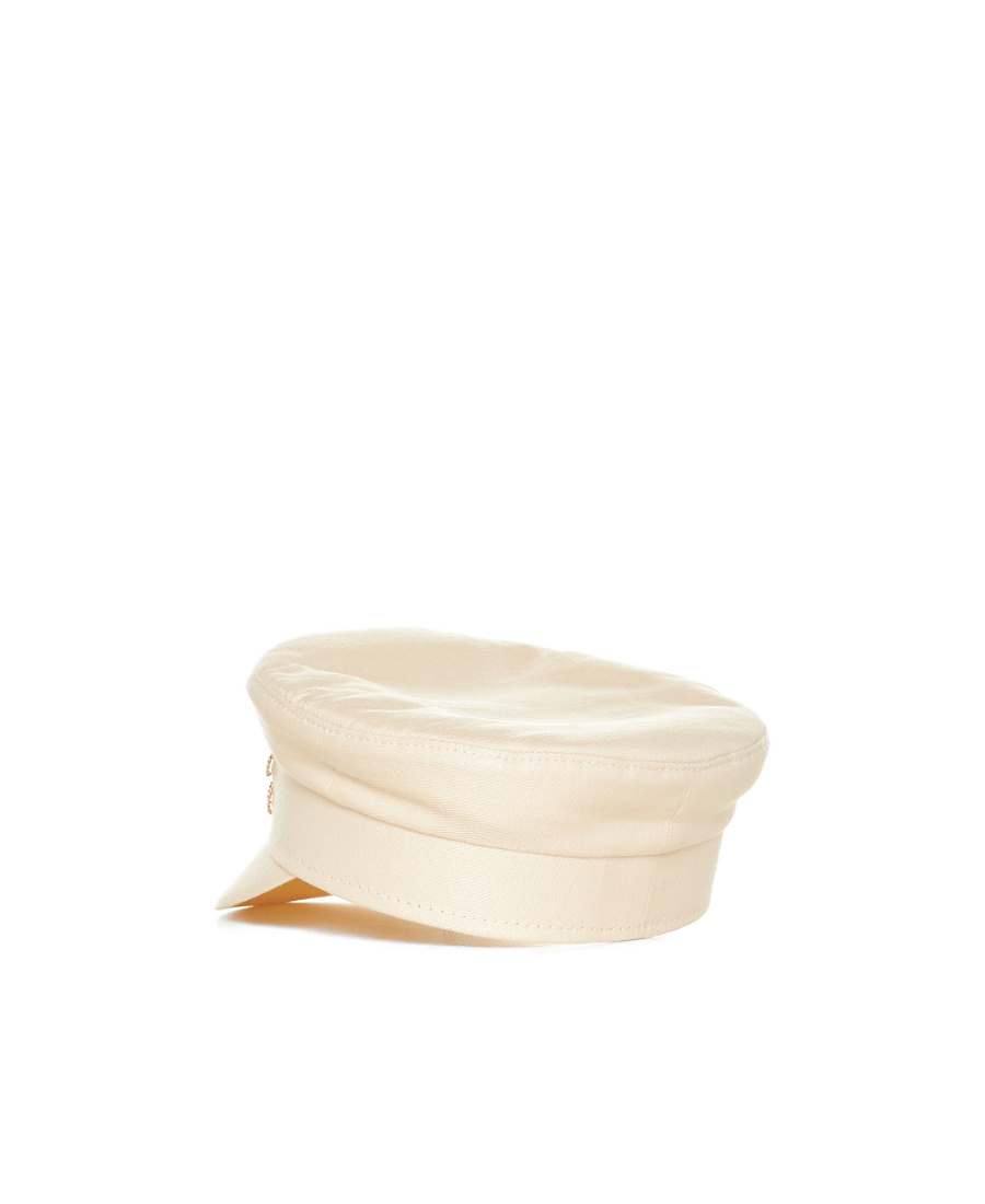 Ruslan Baginskiy Logo-appliqué Newsboy Cap In White