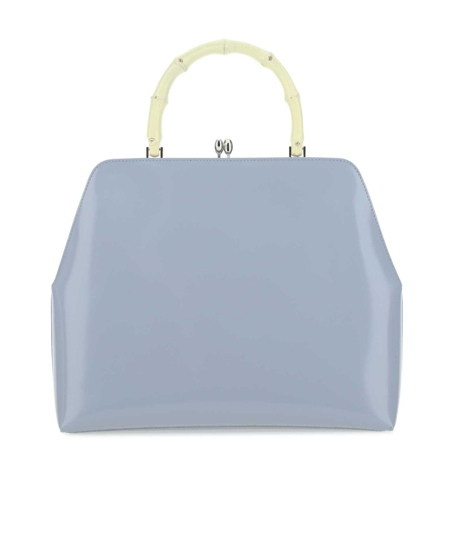 Jil Sander Goji Square-frame Tote In Blue
