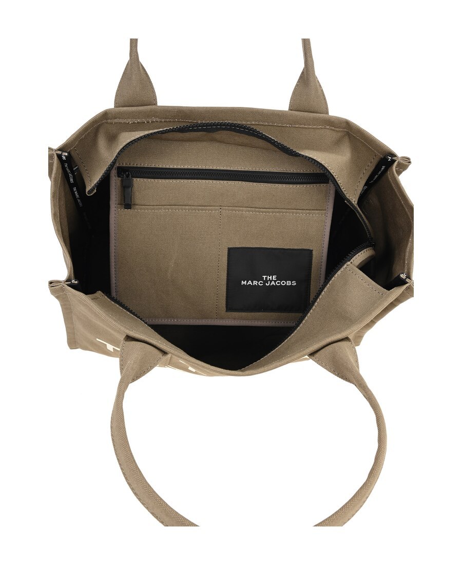 Marc Jacobs Logo Printed Handbag In Brown