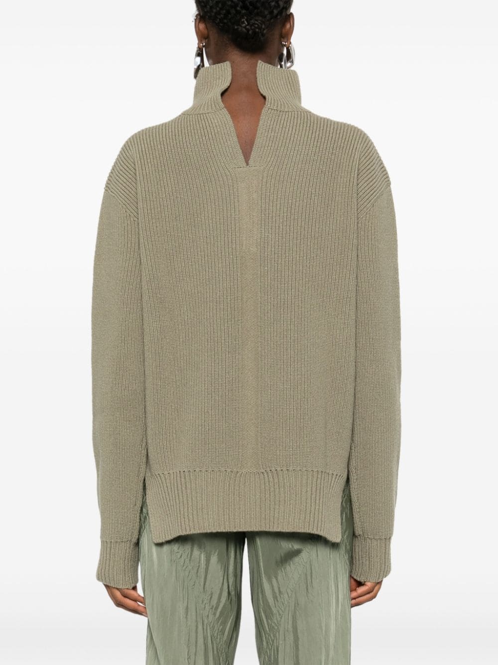 Rick Owens Fisherman Tabard Jumper In Nude