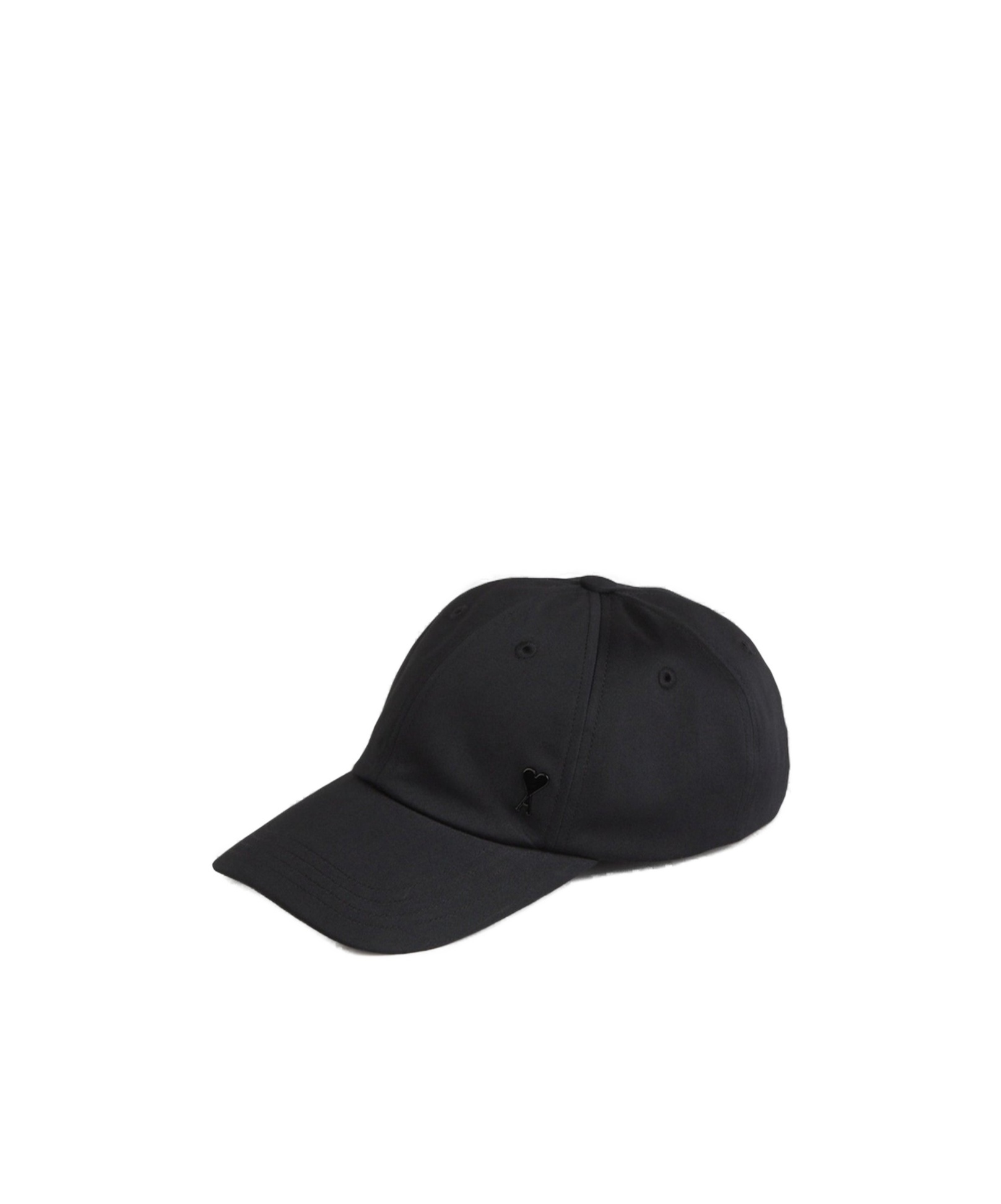 Ami Alexandre Mattiussi Ami Paris Ami De Coeur Logo Plaque Baseball Cap In Black