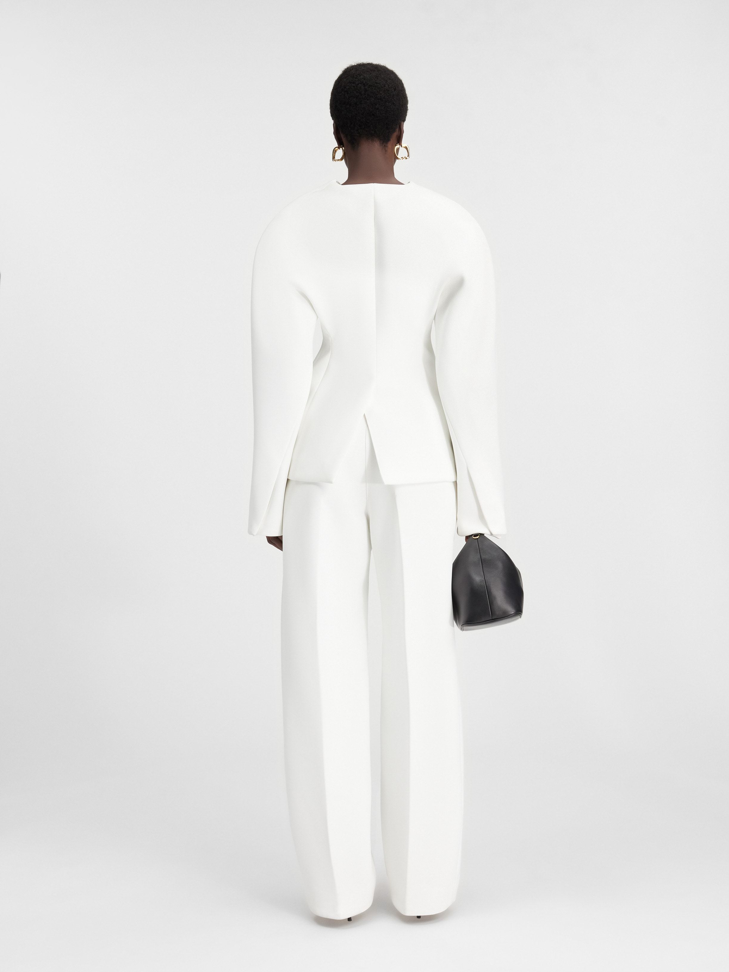 Jacquemus Fitted Jacket In White