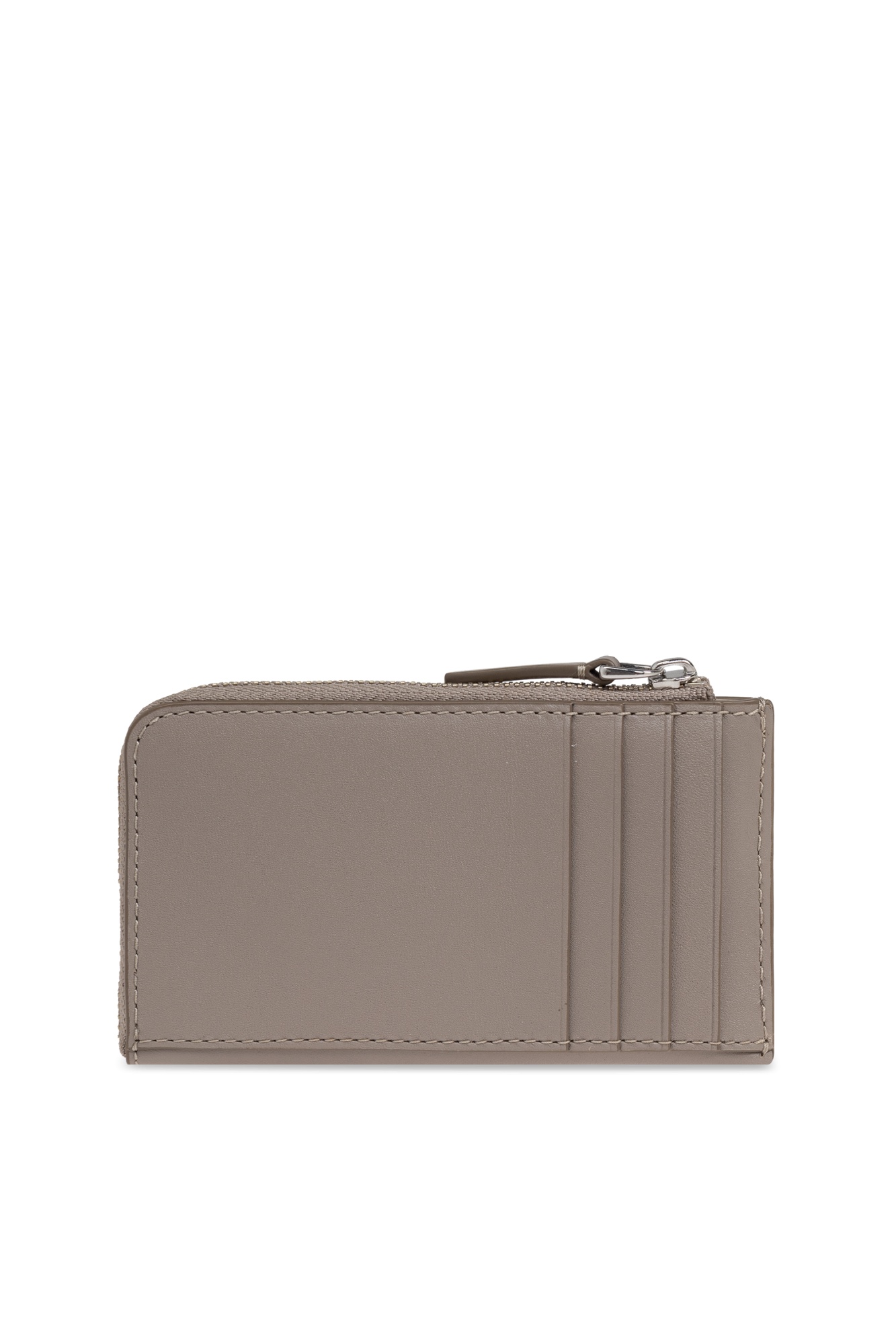 Marc Jacobs Gray 'the Covered J Marc Top Zip Multi' Wallet In Gray