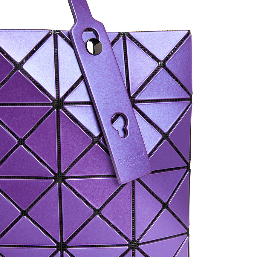 Bao Bao Issey Miyake Rectangular Handbag In Purple