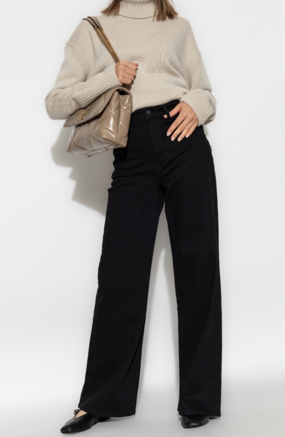Rag & Bone Belt-loop Jeans In Black
