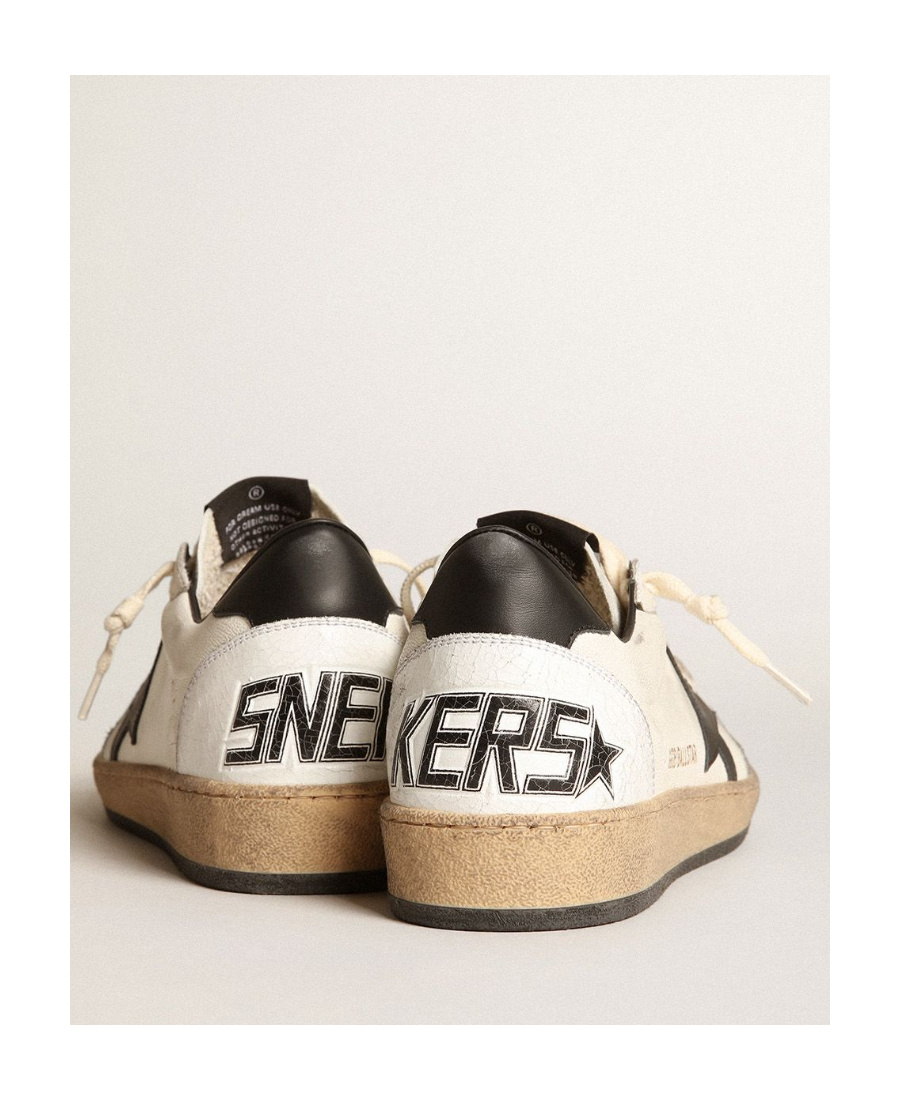 Golden Goose Deluxe Brand Ball Star Sneakers With Nappa Leather In White