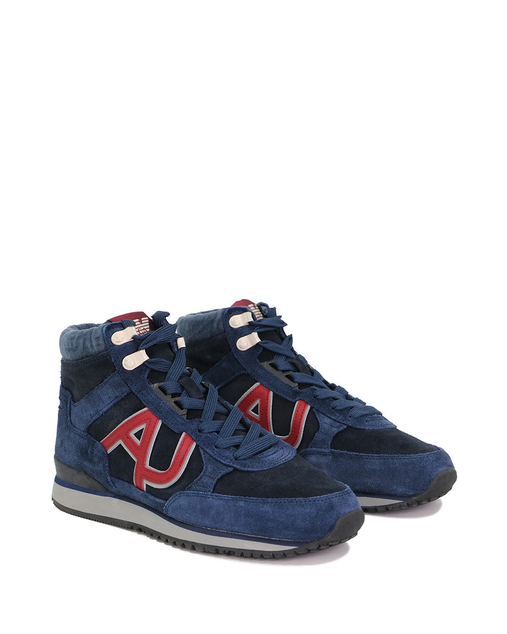 ARMANI JEANS LOGO DETAILS CASUAL SPORTS SHOES