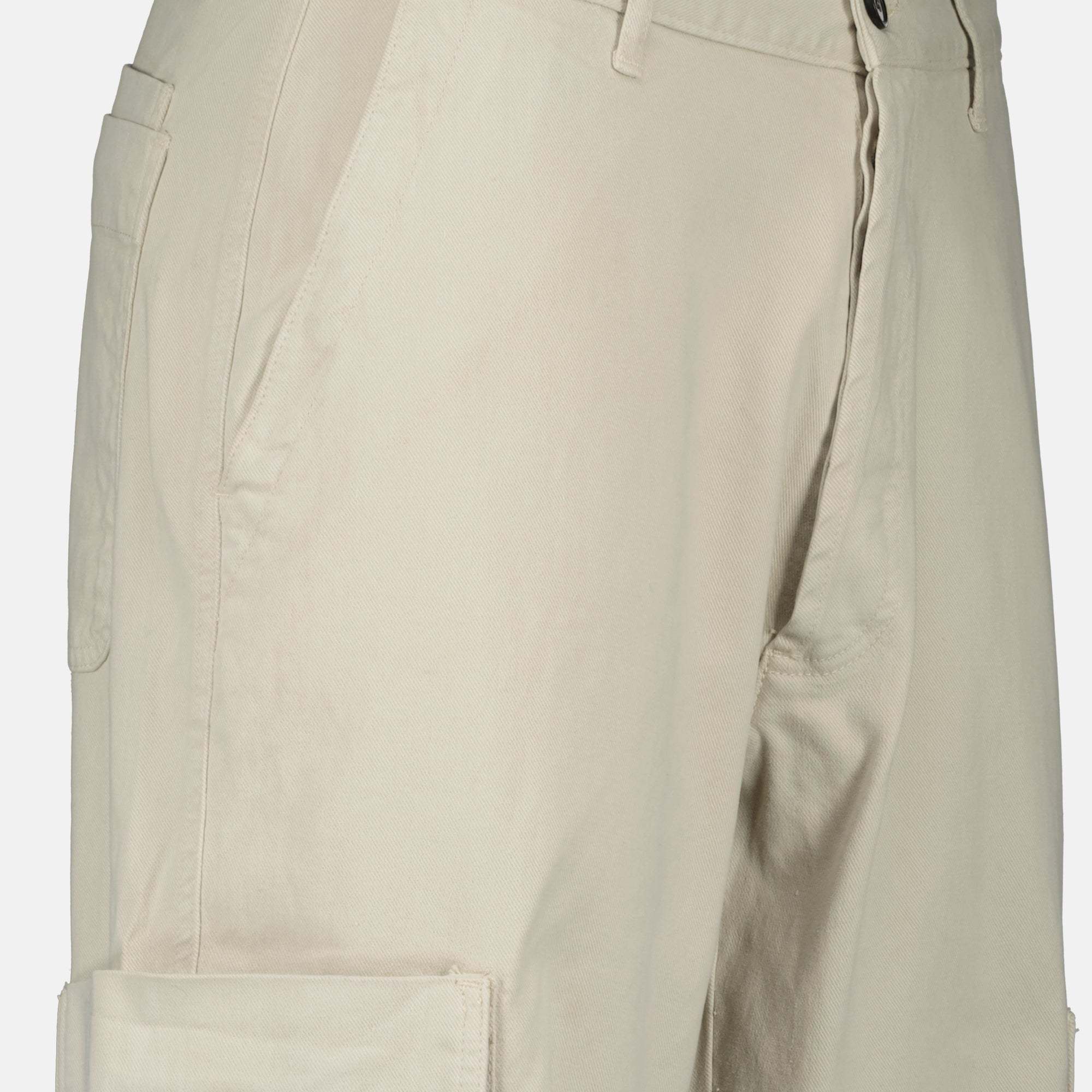 Officine Generale Cargo Five-pocket Trousers In Gold