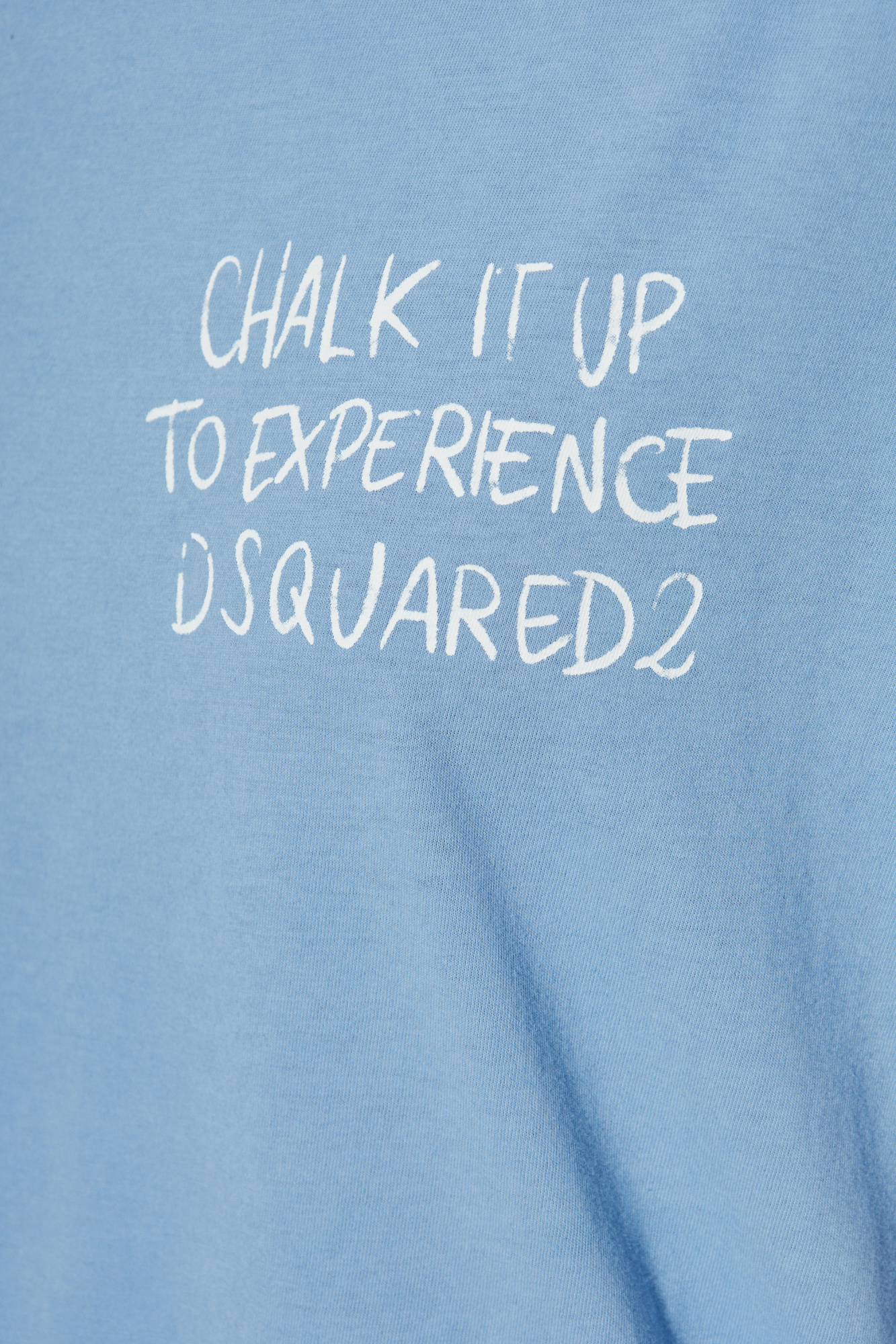 Dsquared2 Slogan-print T-shirt In Blue