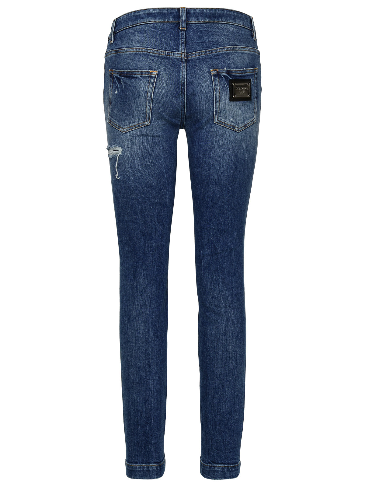 Dolce & Gabbana Low-rise Skinny-fit Jeans In Blue