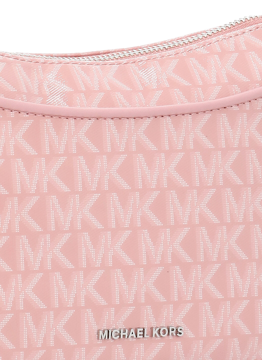 Michael Michael Kors Jet Set Monogram Crossbody Bag In Pink
