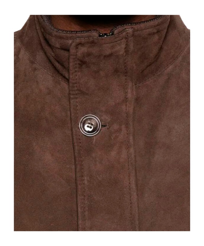 Barba Napoli Single-breasted Jacket In Brown