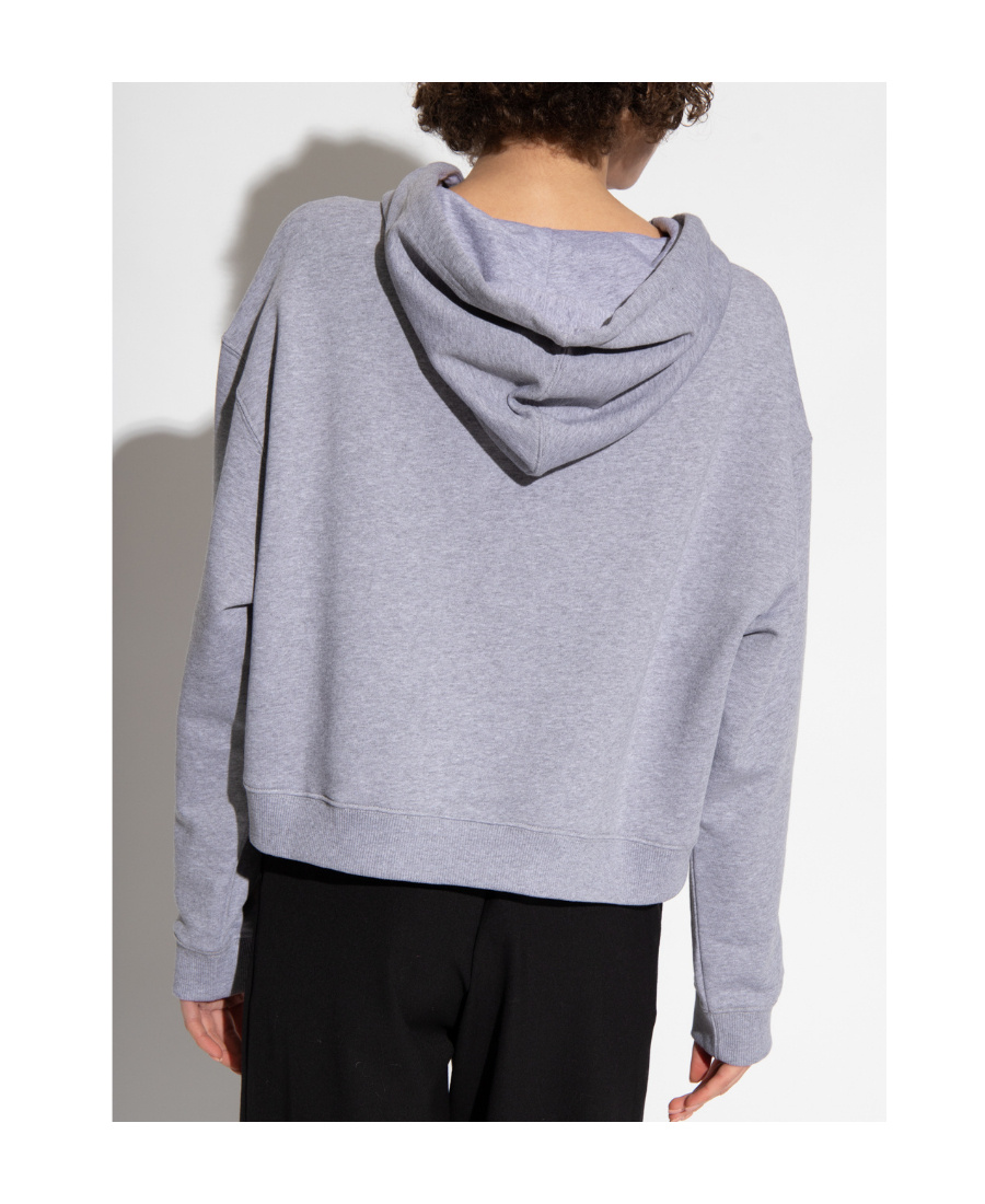 Stella Mccartney Sweatshirt With Logo Embroidery In Gray