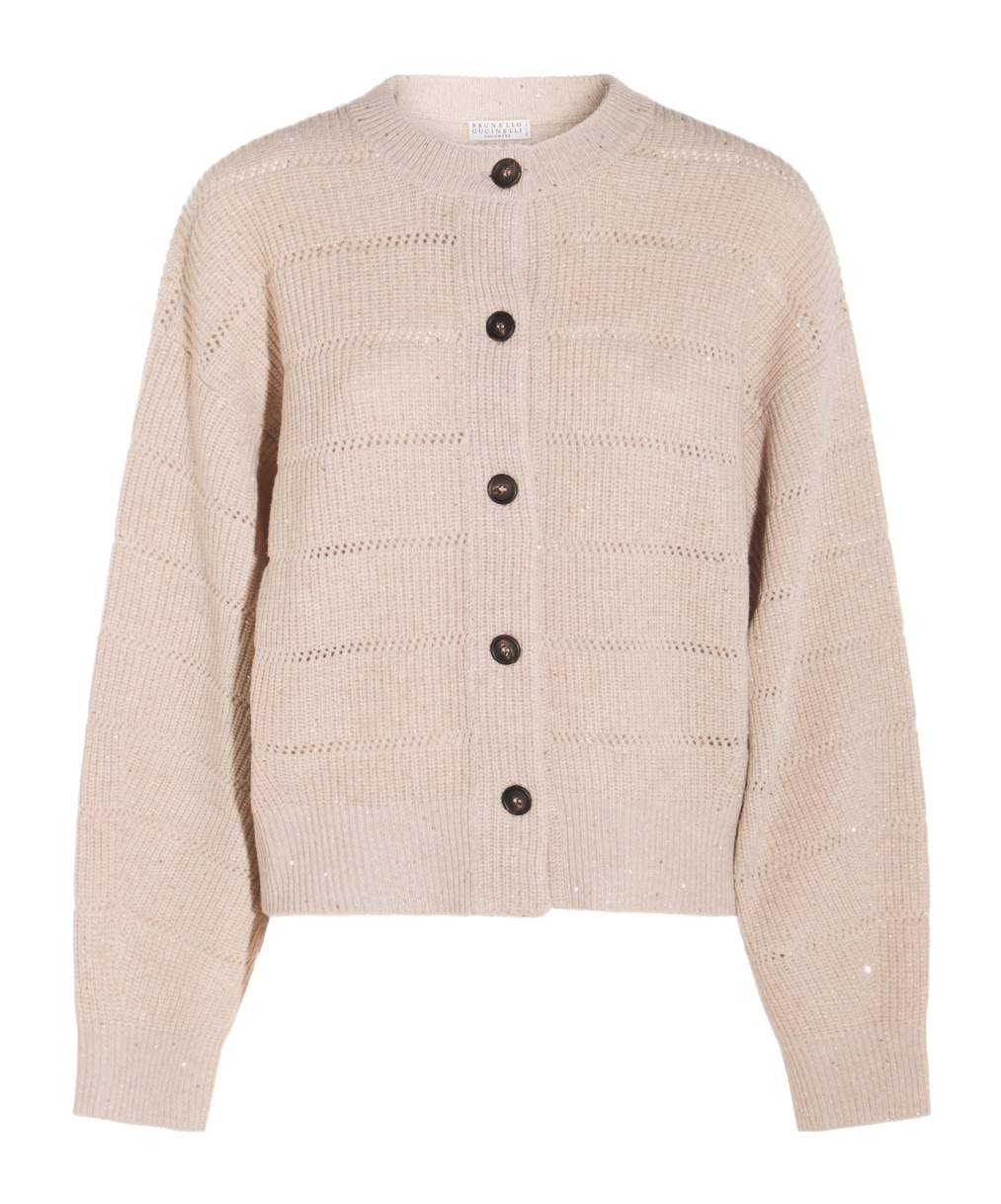 Brunello Cucinelli Long Sleeves Ribbed Crewneck Knitwear