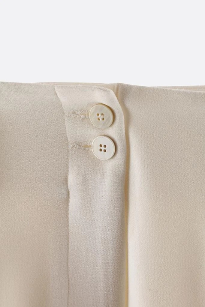Alberto Biani Wide-leg Tailored Trousers In White