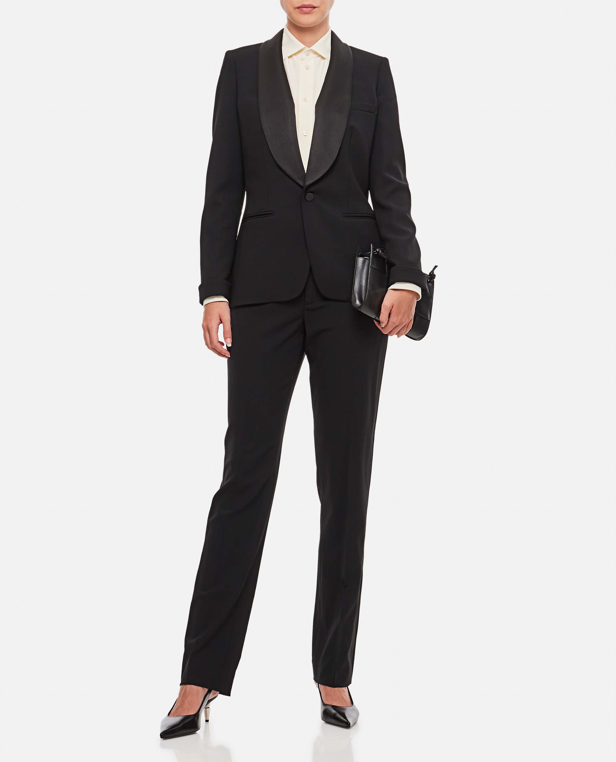 Polo Ralph Lauren Ralph Lauren Collection Sawyed Lined Jacket In Black
