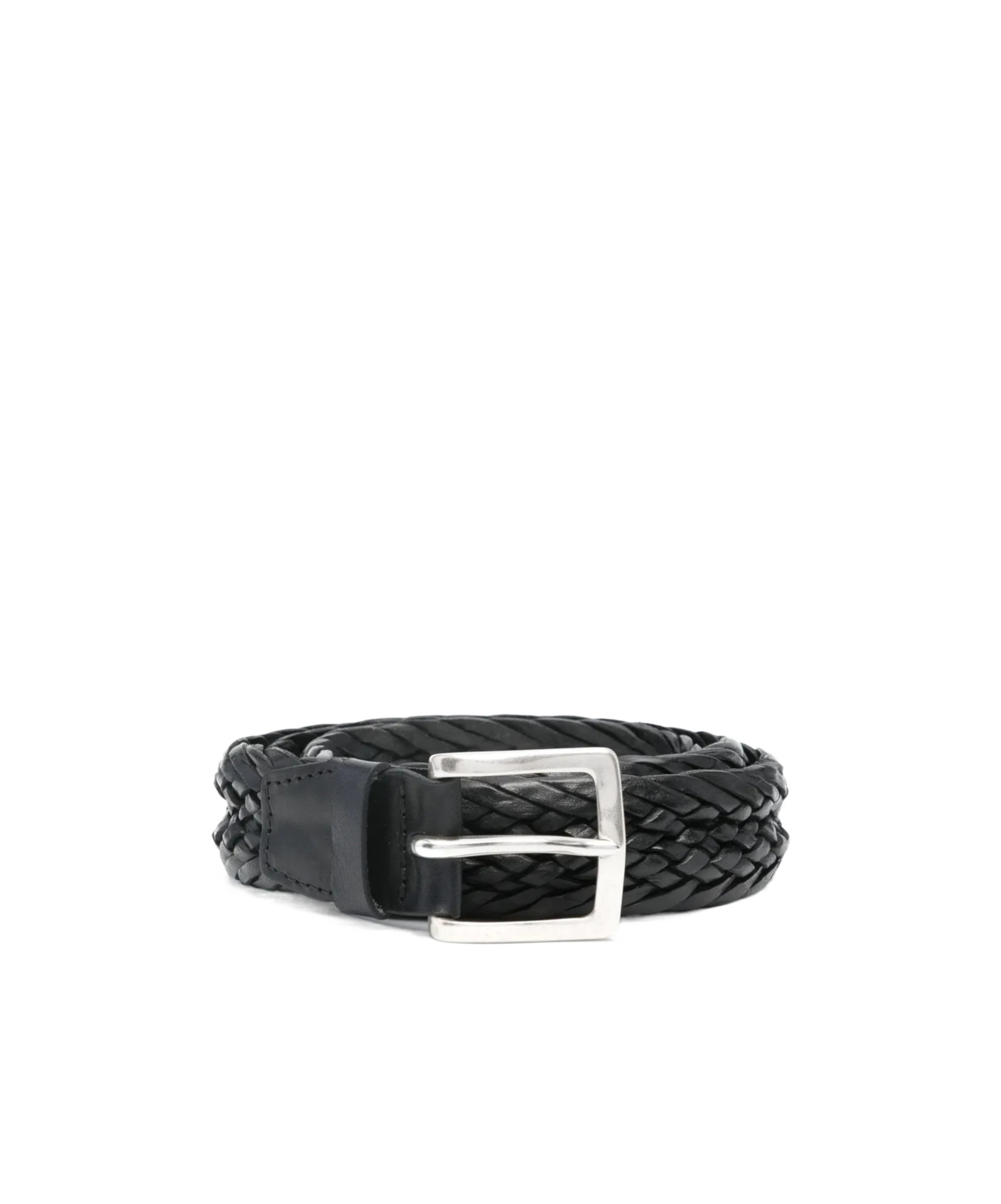 Orciani Toledo Leather Belt In Black