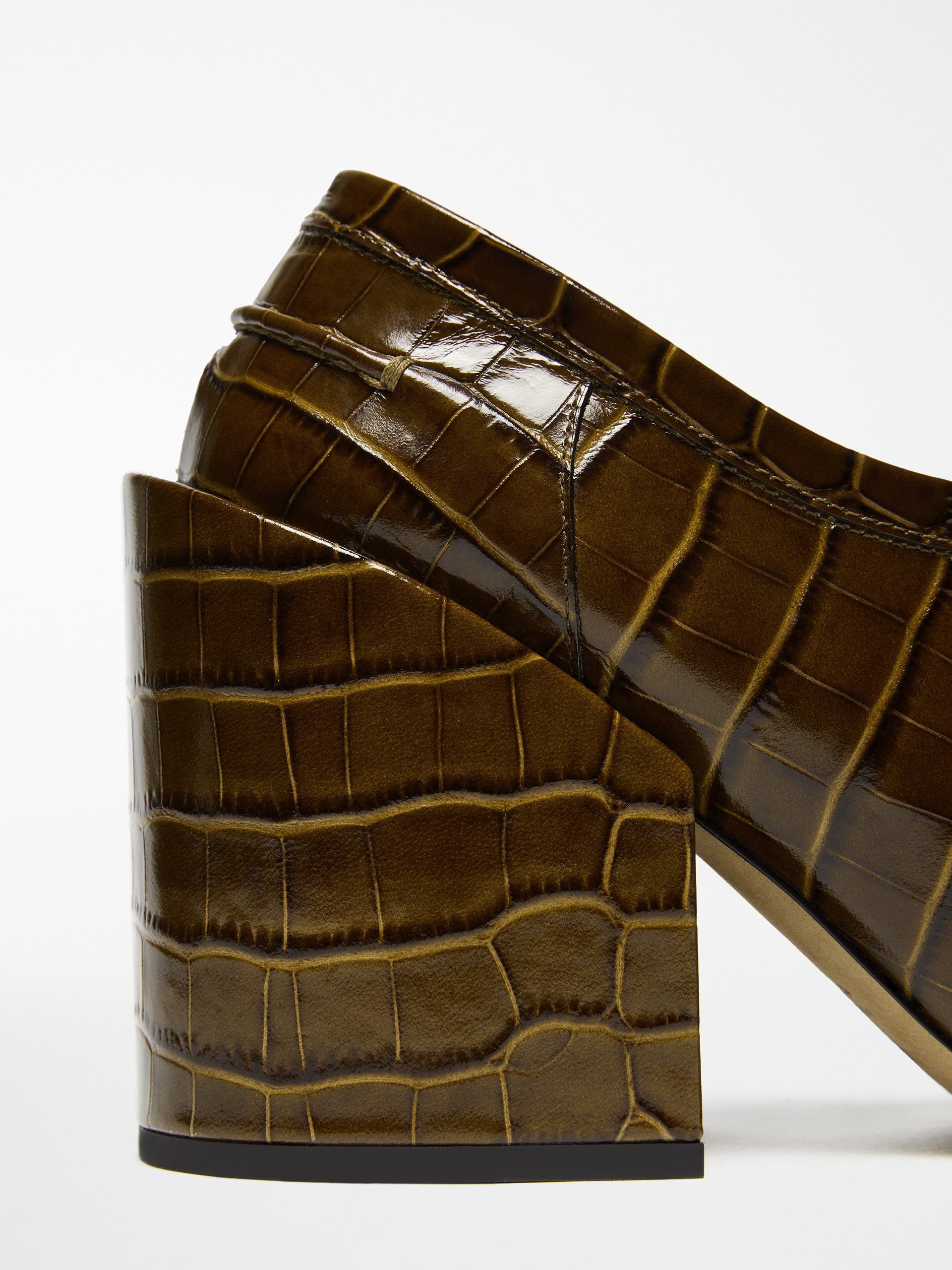 Sportmax Leather Pumps In Brown