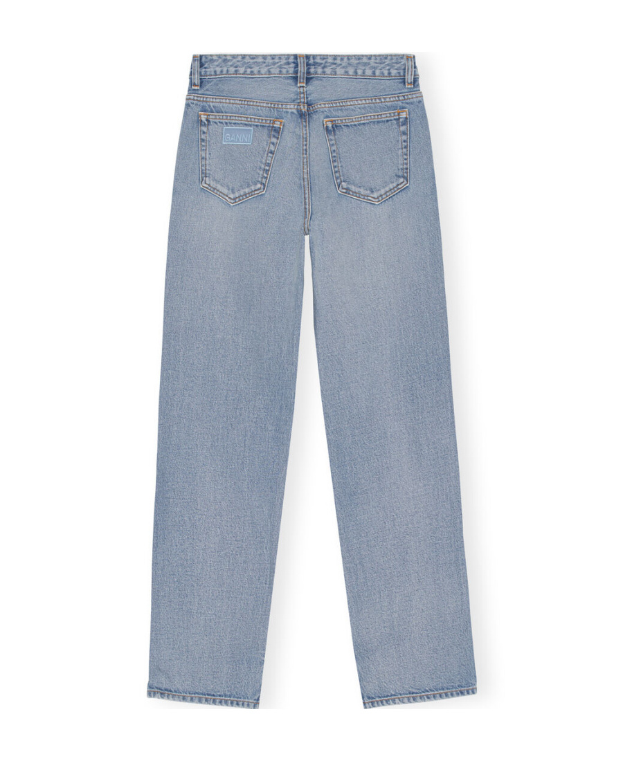 Ganni Lovy Vintage Jeans In Blue