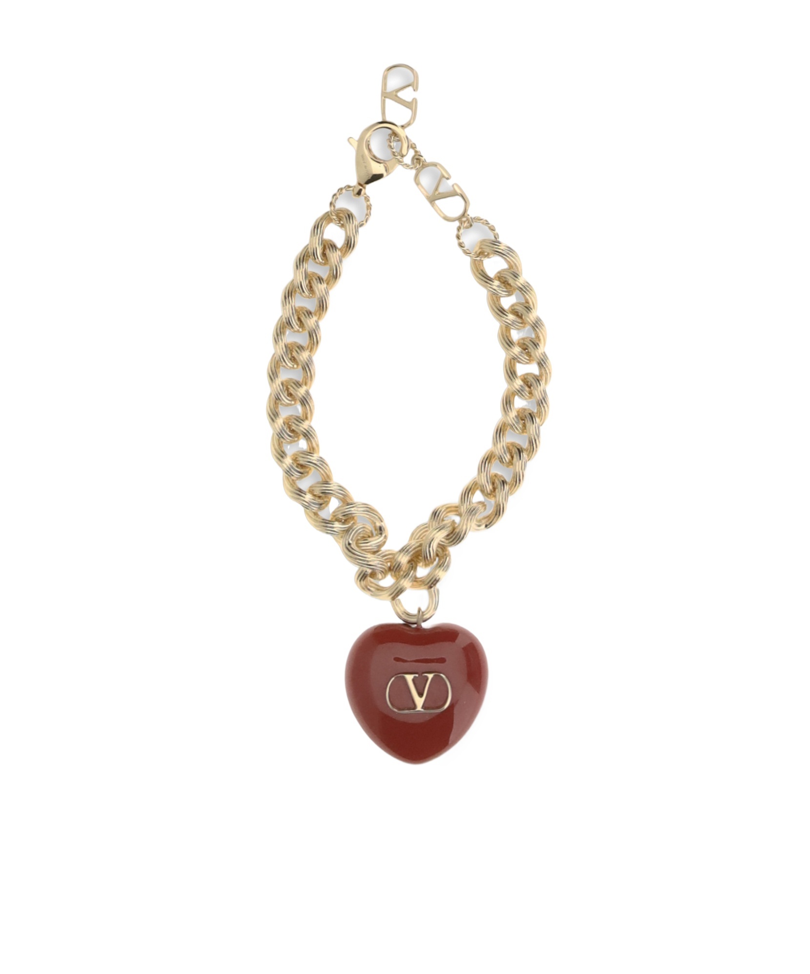 Valentino Coeur Royal Chain Bracelet In Gold