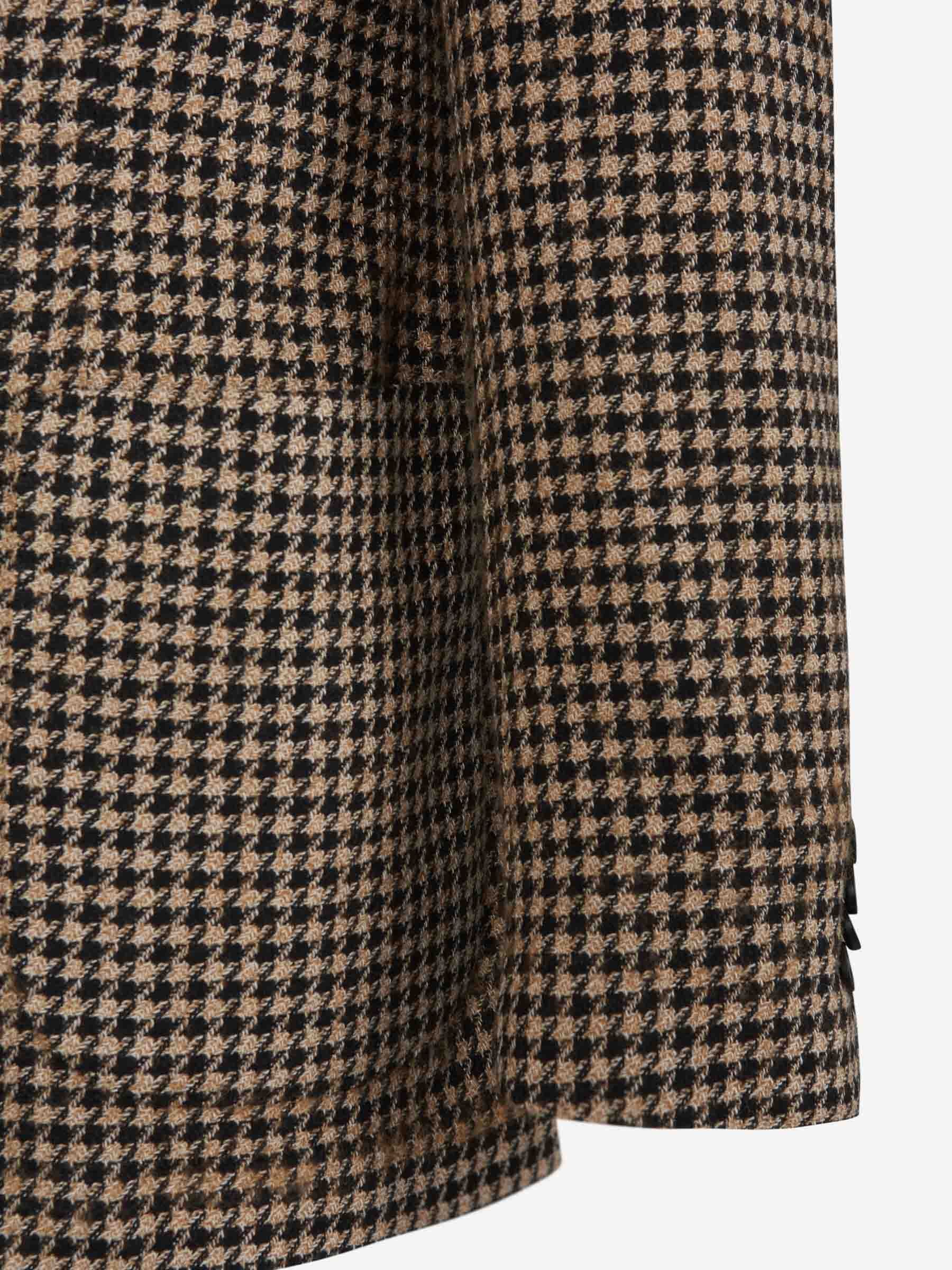 Lardini Houndstooth-pattern Blazer In Black