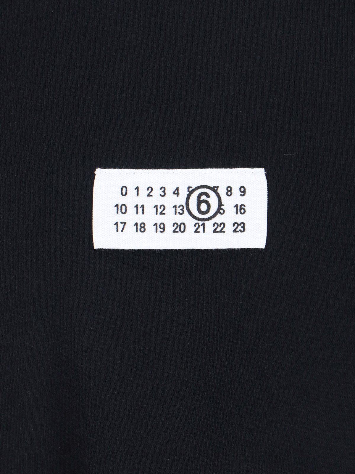 Mm6 Maison Margiela Wool Blend Sweater With Numeric Signature Label In Black