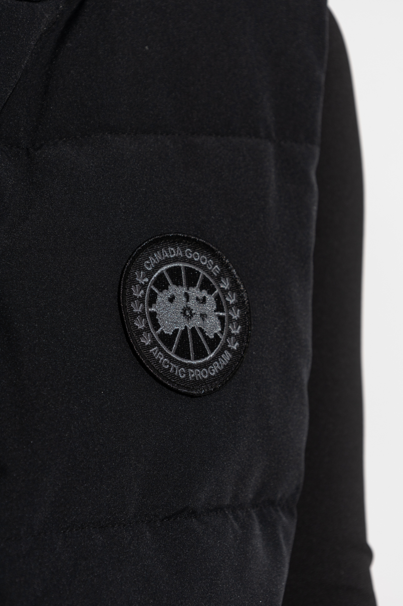 Canada Goose Down-filled Grandview Cropped Gilet In Black