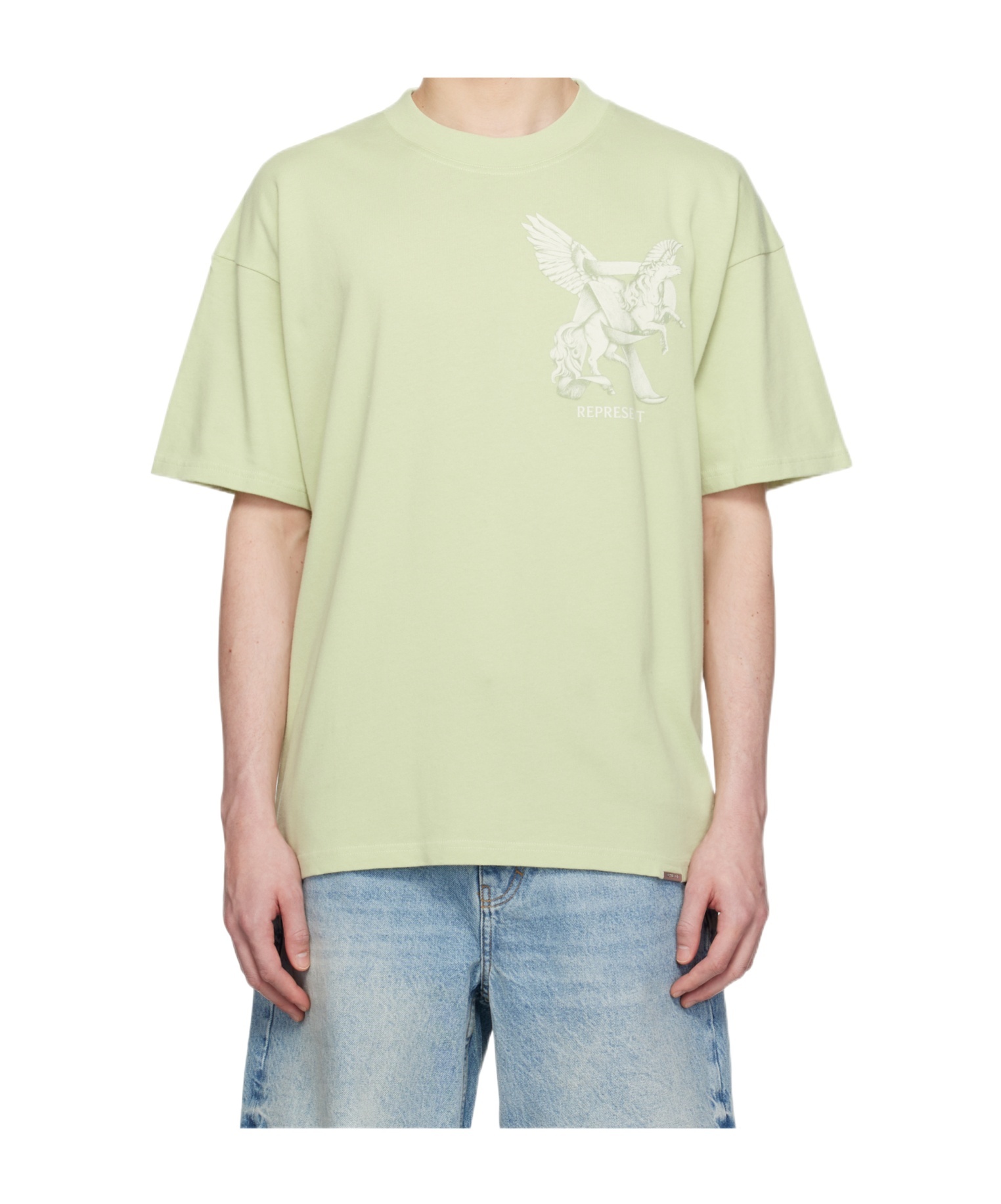 Represent Short Sleeve T-shirt In Green