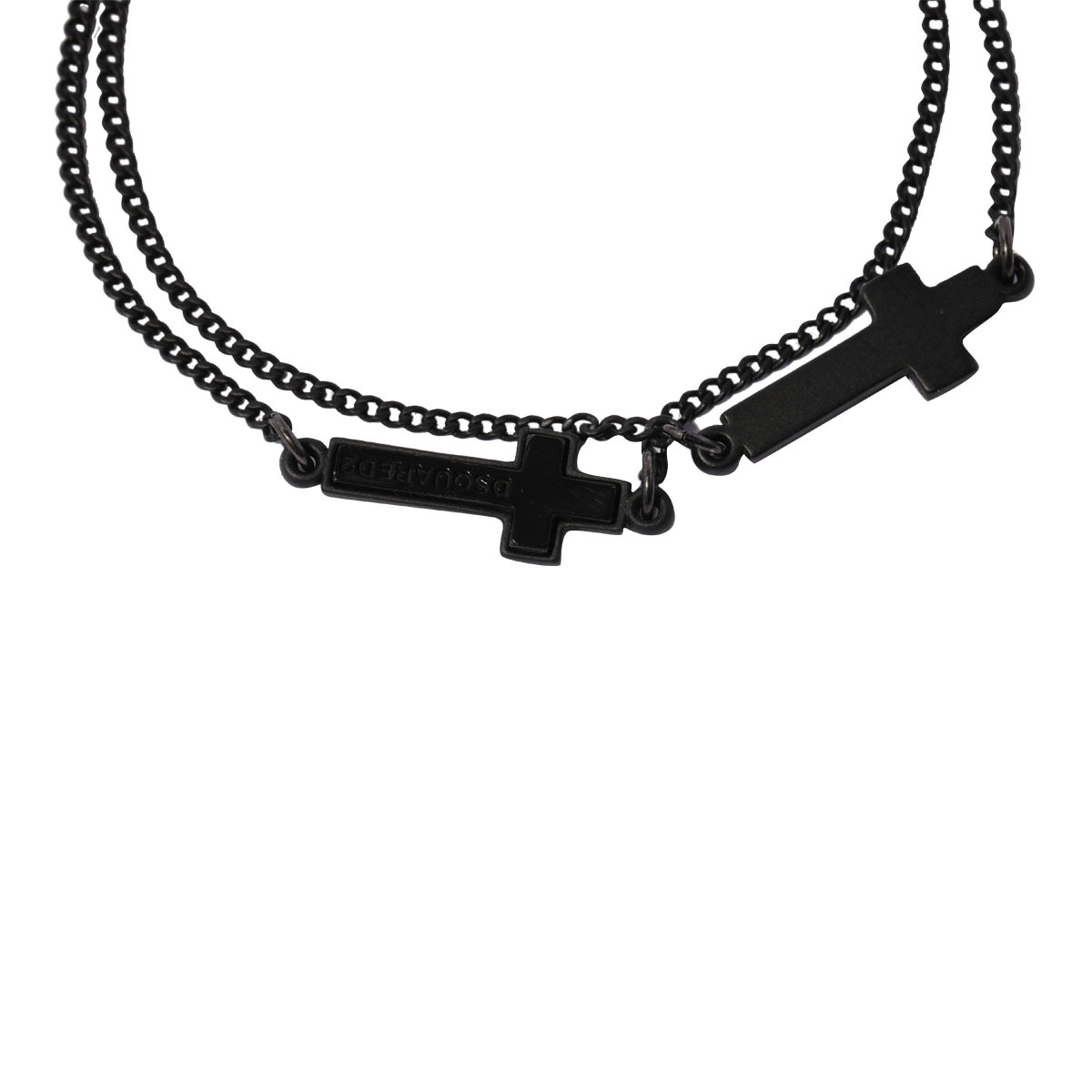 DSQUARED2 DOUBLE CROSS BRACELET