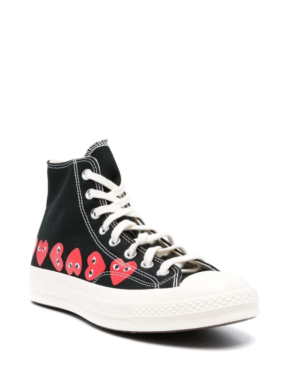 COMME DES GARÇONS COMME DES GARÇONS PLAY X CONVERSE CHUCK TAYLOR HIGH-TOP SNEAKERS 