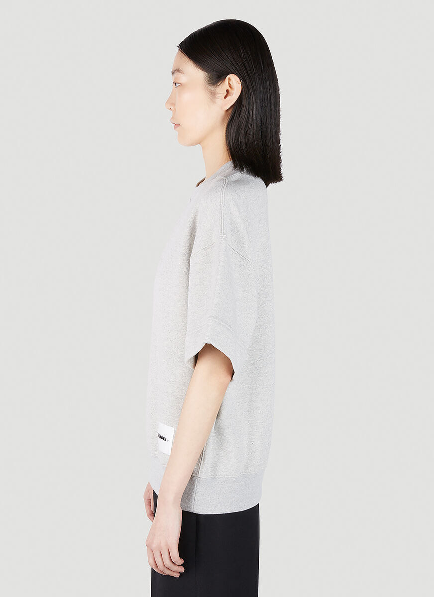 Jil Sander Logo-patch Short-sleeved T-shirt In White