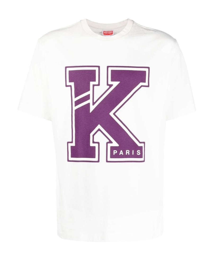 Kenzo Logo-print Short-sleeve T-shirt In White