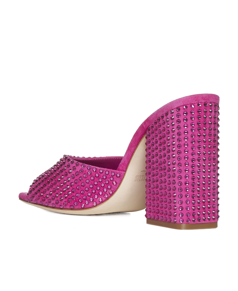 Shop Paris Texas Holly Anja 105mm Mules In Pink