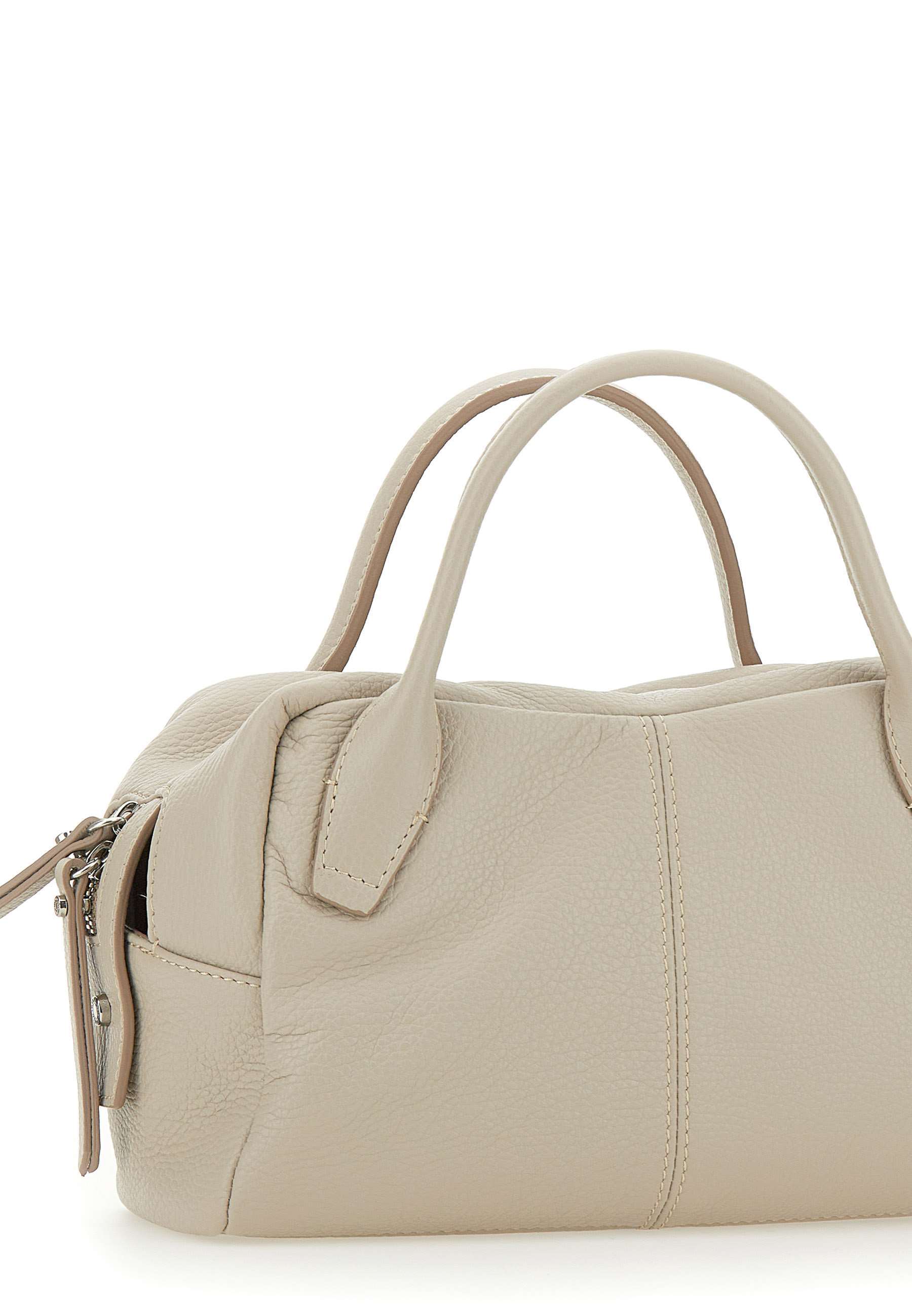 Gianni Chiarini Logo Patch Zipped Tote Bag In Brown