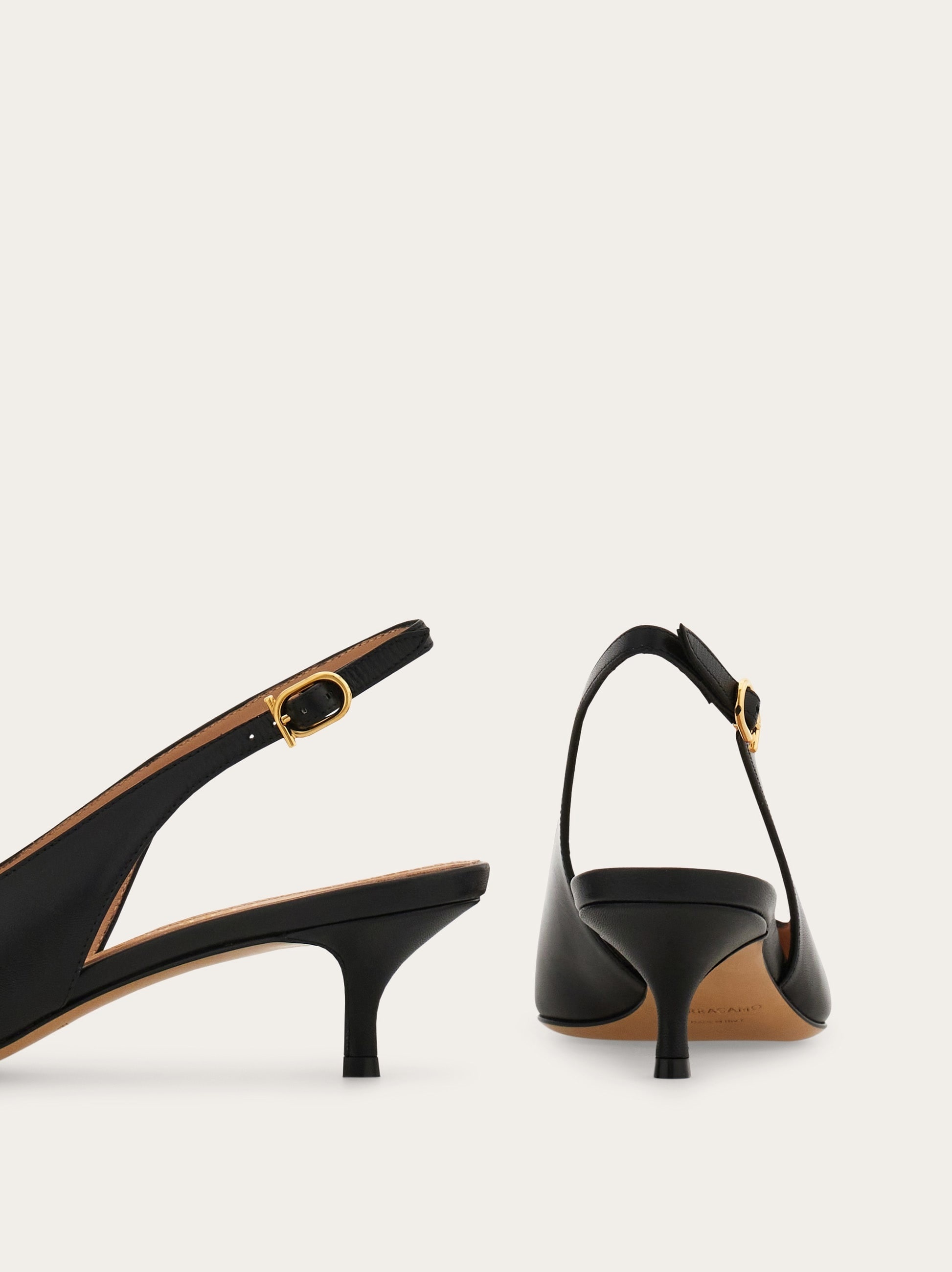 Ferragamo Maxi Gancini Slingback Pump