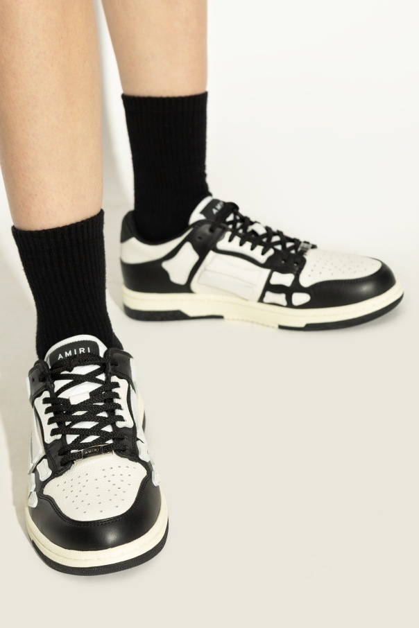 Amiri Skel Colour-block Leather Sneakers