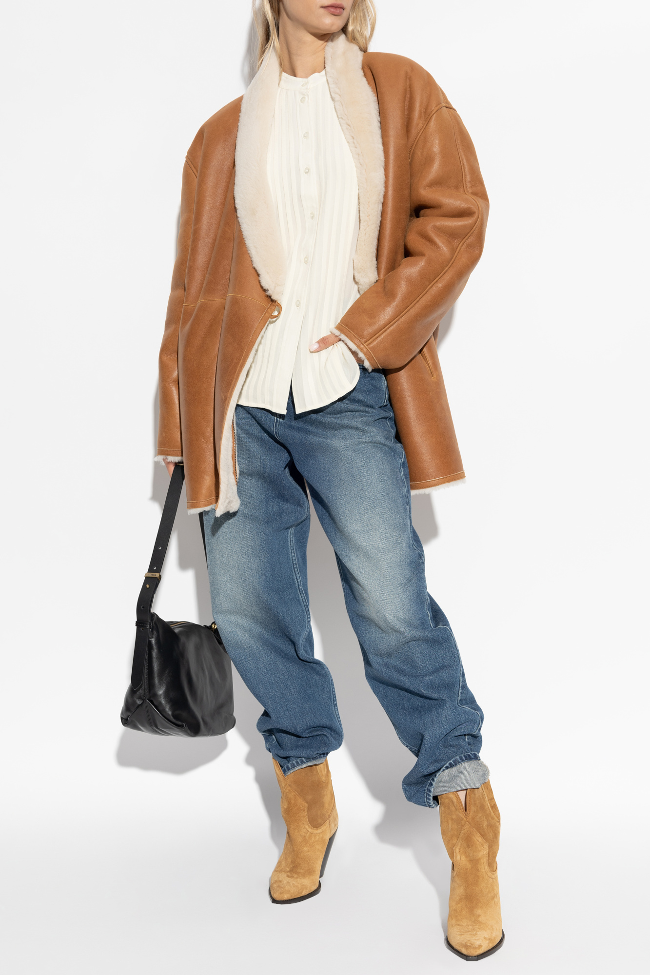 Isabel Marant Long-sleeved Shirt In White