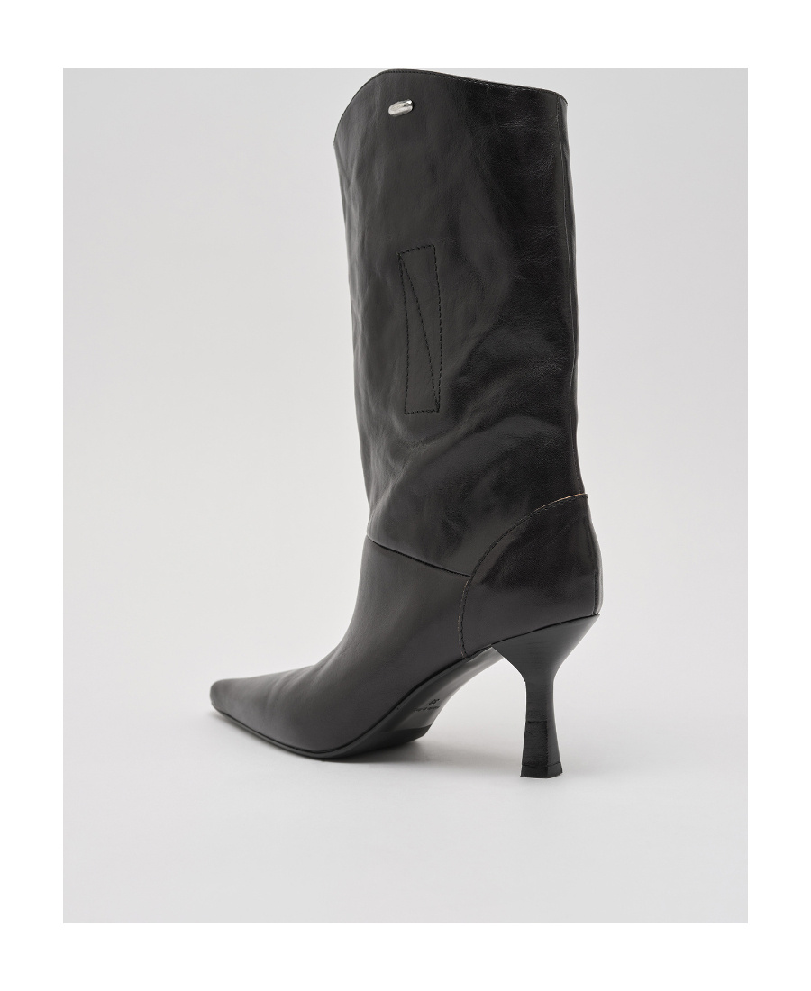 Our Legacy 80mm Slip-on Knee-length Boots In Black
