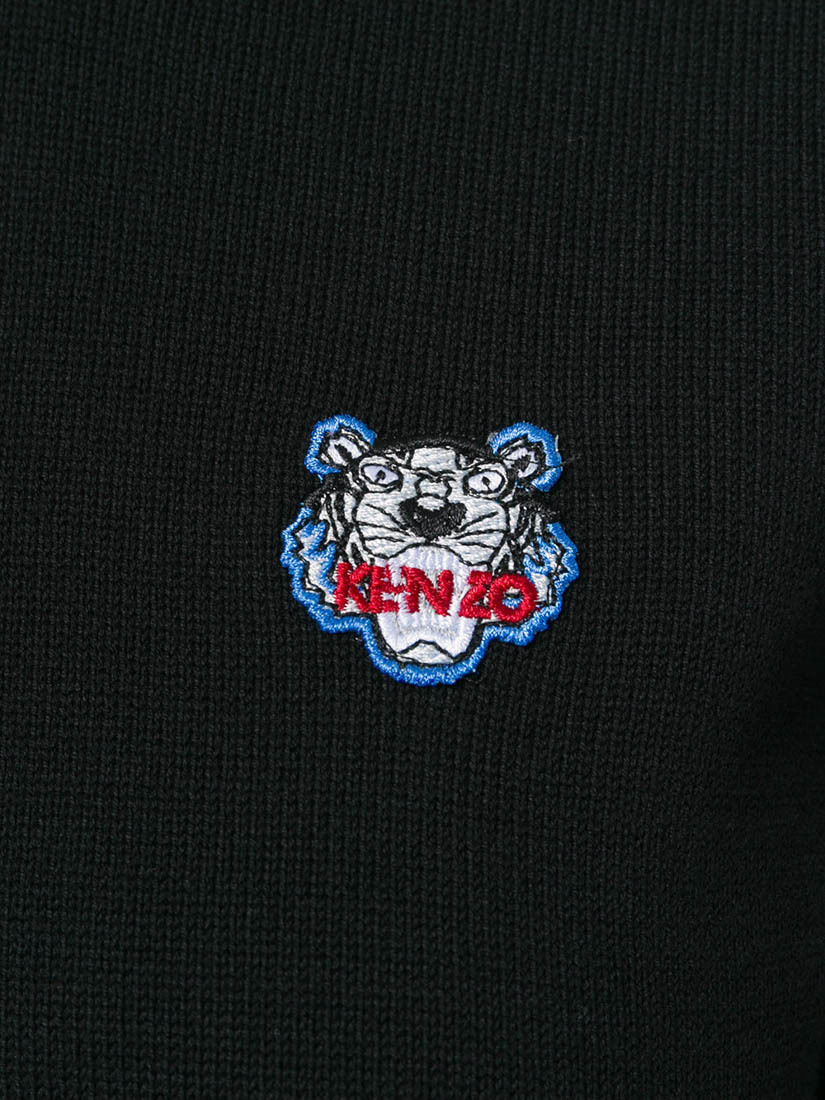 Kenzo Mini Tiger Sweater In Black