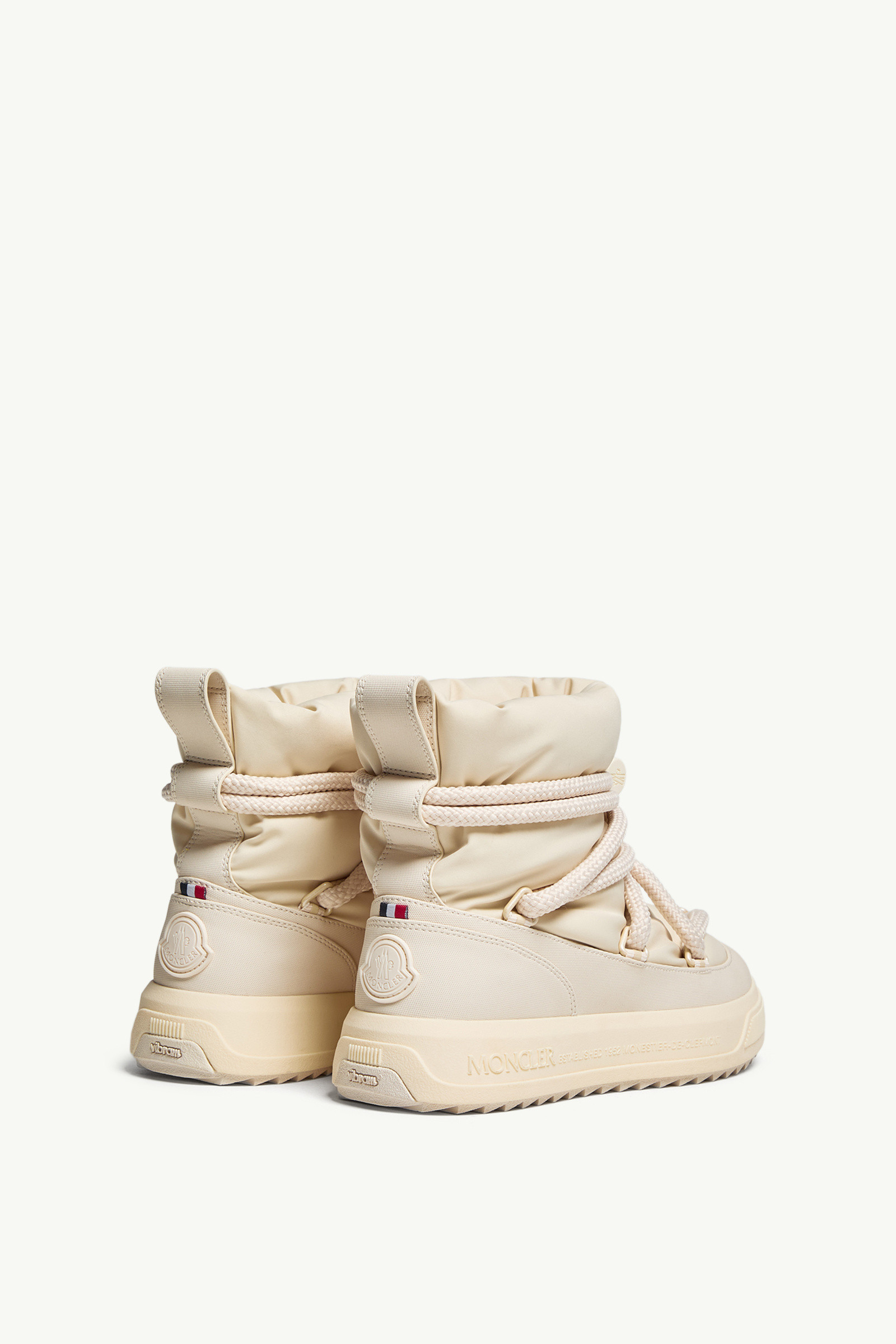 Moncler Altive Mid Snow Boots In Nude