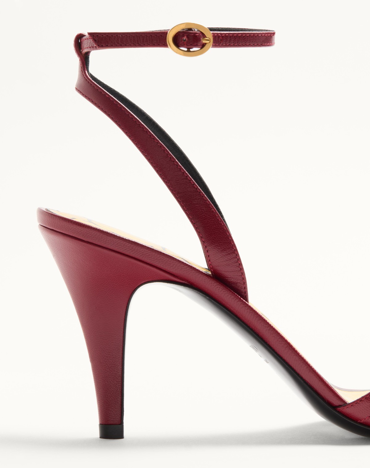Valentino Ladycrush Stiletto Heel Sandal T85 In Red