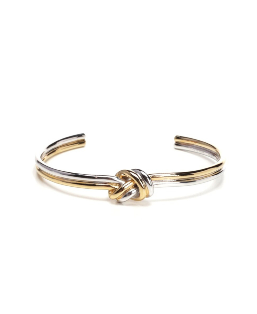 Celine Knotted Design Bracelet In Yellow