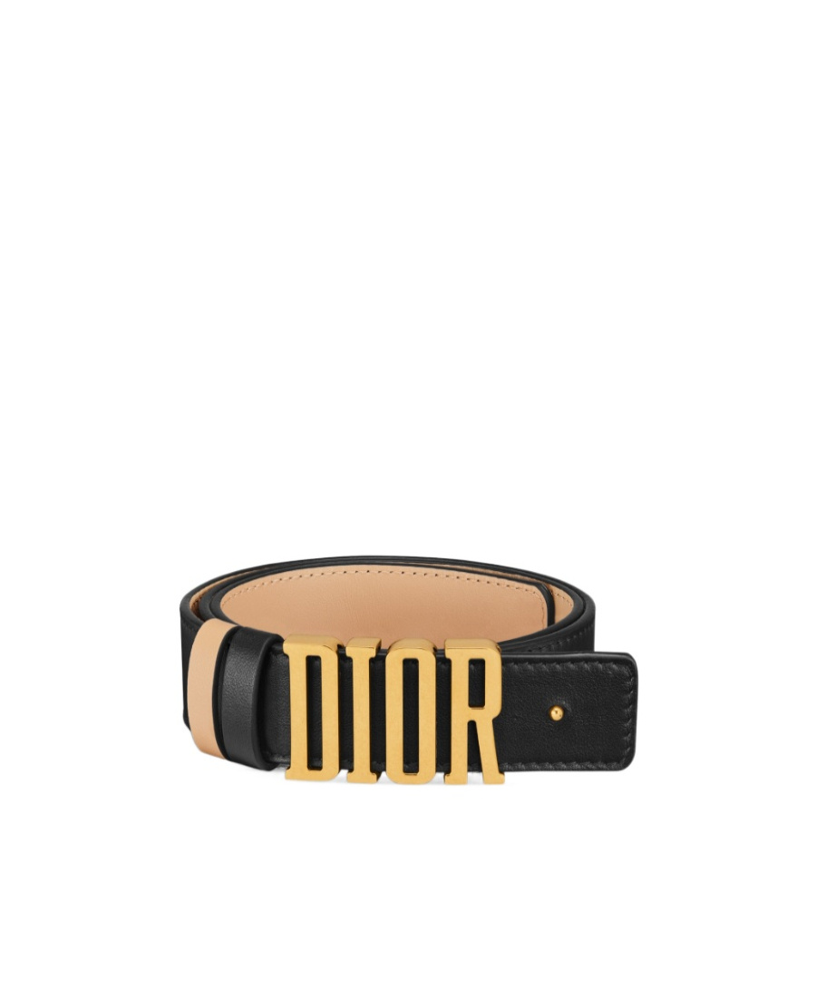 Dior D-fence Double-sided Belt In Black